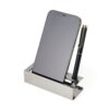 Porta Celular Inox com Suporte Para Canetas - CK14599